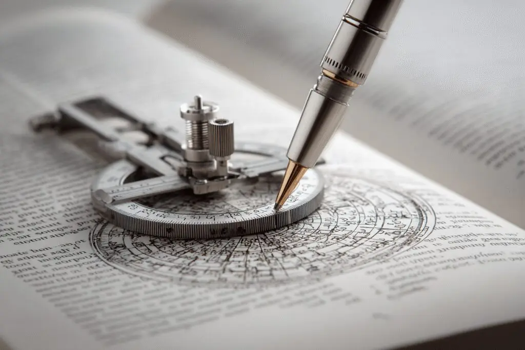A compass drawing a perfect circle on a Bible answering the FAQ is the ESV Bible accurate A compass drawing a perfect circle on a Bible answering the FAQ is the ESV Bible accurate