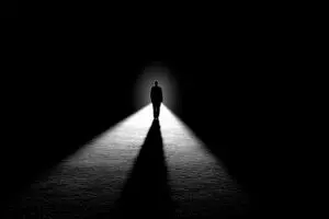 A person whose shadow is a cross a symbolic answer to what is a Christian according to the Bible
