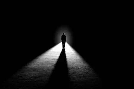 A person whose shadow is a cross a symbolic answer to what is a Christian according to the Bible