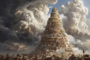 Image for what is the worst sin in the Bible using the Tower of Babel to symbolize the pride mentioned in Scripture