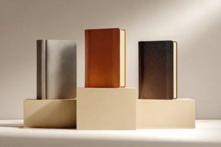 Three Bibles on a winners podium symbolizing the rankings for the best translation of the Bible