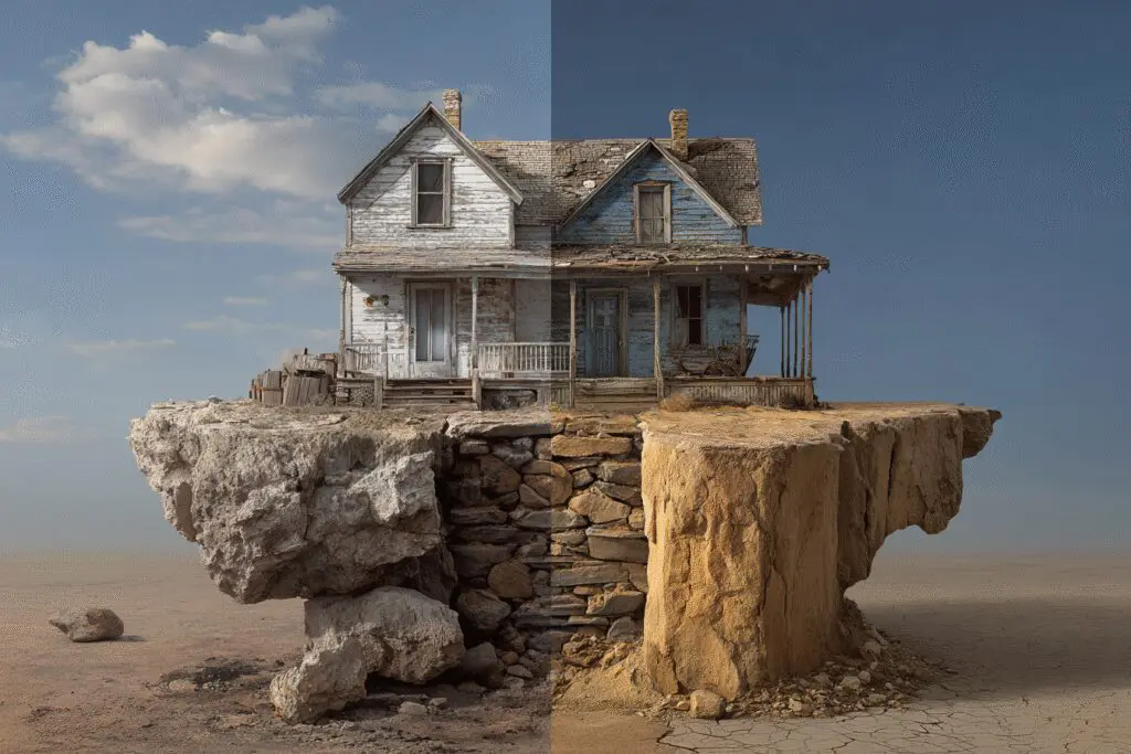 A house on a rock versus a house on sand explaining the FAQ on what the Bible says about fools A house on a rock versus a house on sand explaining the FAQ on what the Bible says about fools