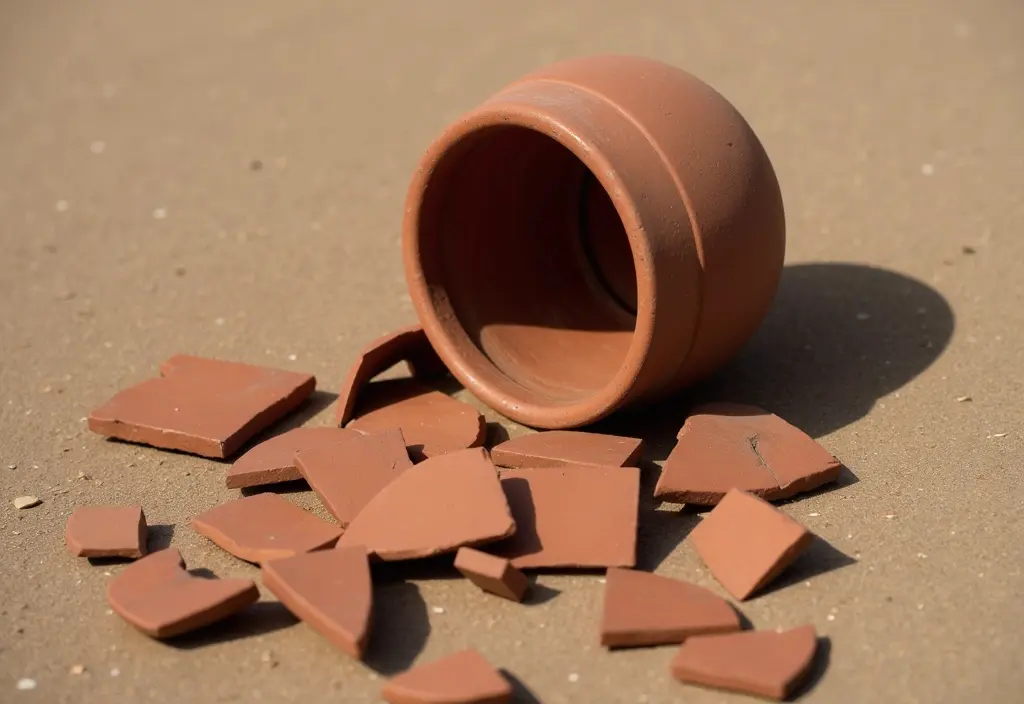 A shattered clay pot symbolizing a broken life and the finality of what the bible says about killing a shattered clay pot symbolizing a broken life and the finality of what the bible says about killing