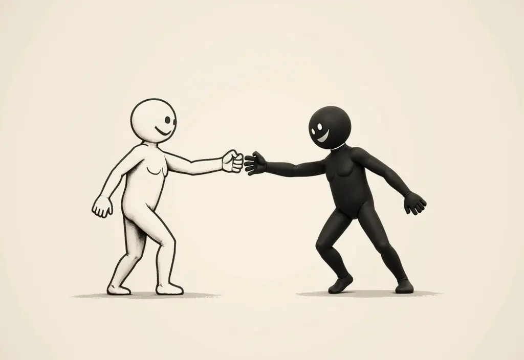 an image of an open hand being offered instead of a fist symbolizing what the bible says about fighting