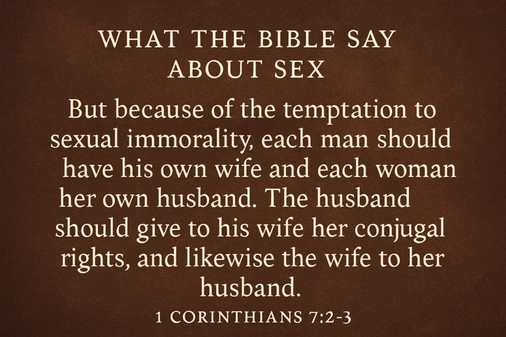 What does the bible say about anal sex what does the bible say about anal sex